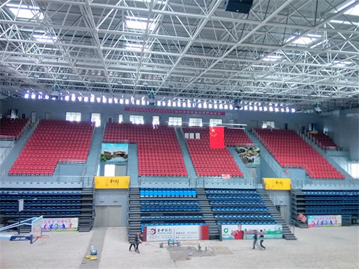 渝北电厂体育馆网架加工